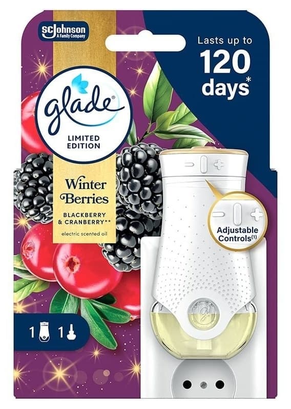 GLADE električni osveživač baza berry 20ml-slika
