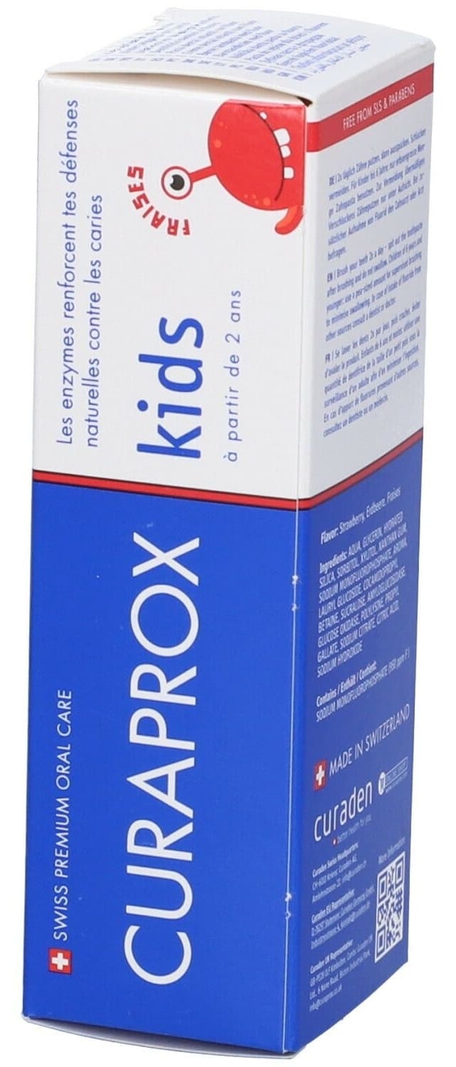Pasta CURAPROX Kids jagoda 2+g 60ml-slika