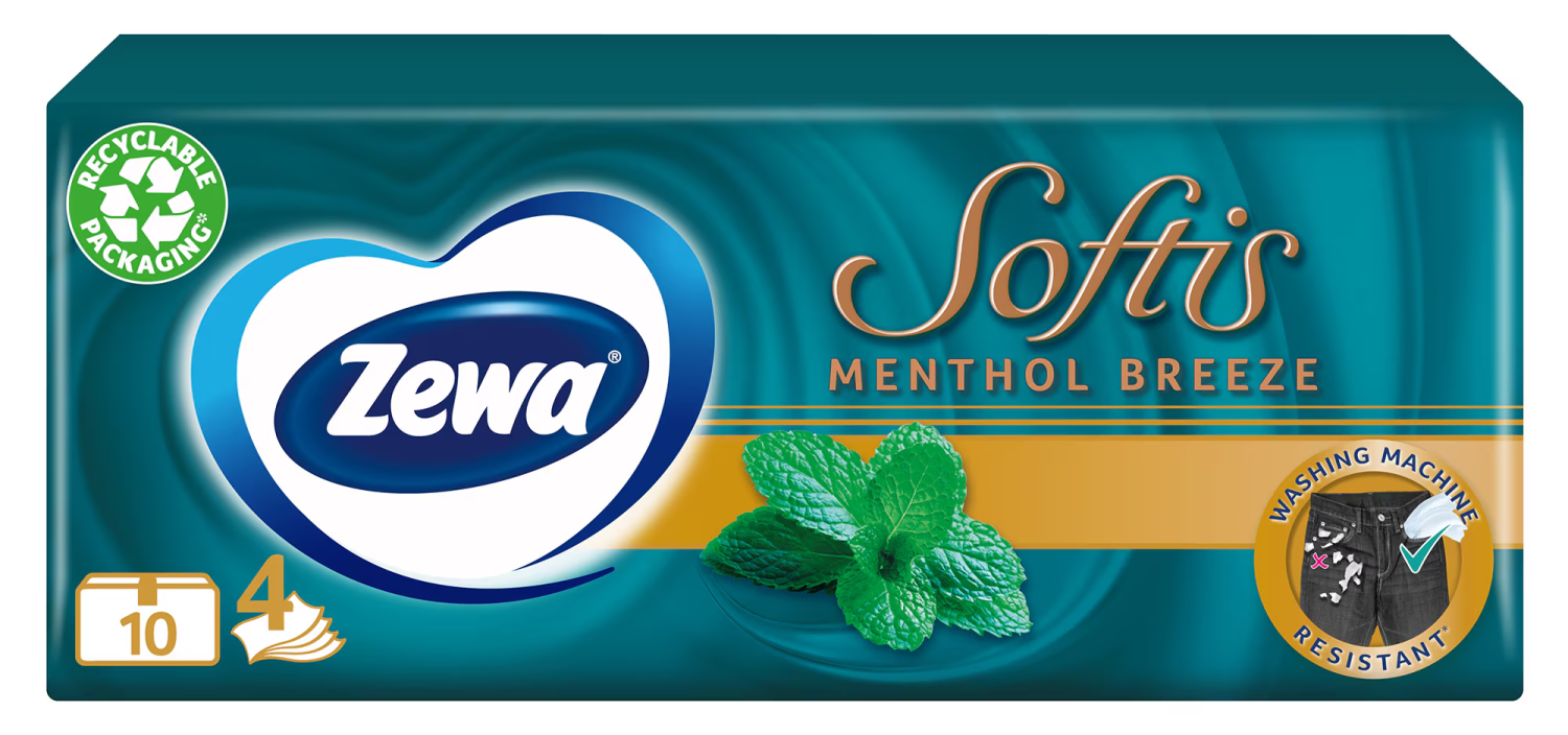 PAP MARAM SOFT MENT 10/1 4SL ZEWA-slika
