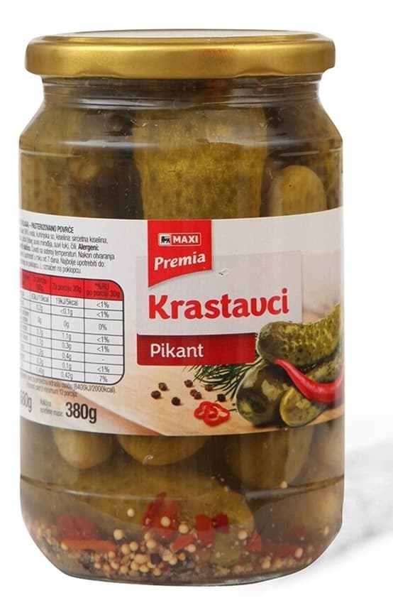 Krastavci MAXI pikant 670g-slika