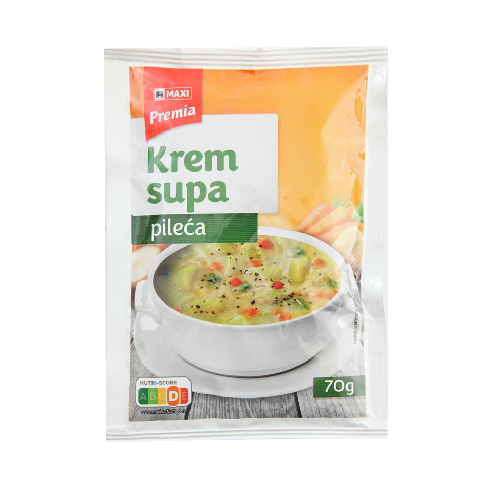 Krem supa PREMIA pileća 70g-slika