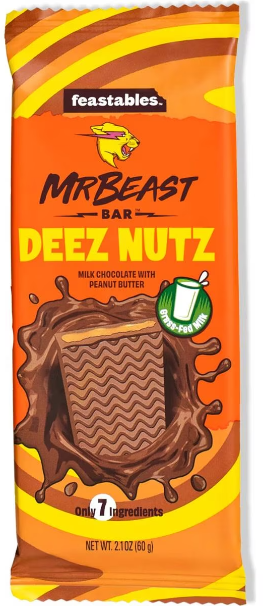 MR BEAST Deez Nutz čokoladni bar 60g-slika