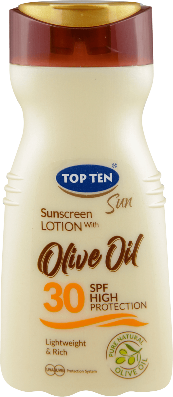 Mleko za sunčanje TOP TEN Olive oil SPF30 200ml-slika