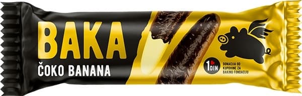 Čokoladica BAKA čoko bananica 25g-slika