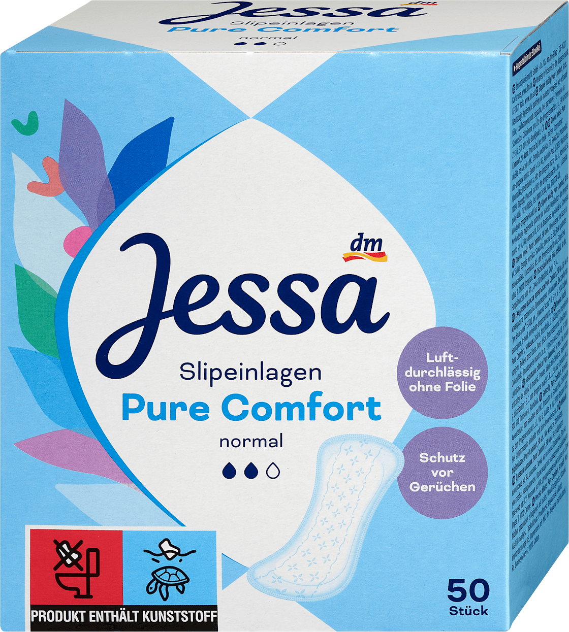JESSA Pure comfort dnevni ulošci normal 50kom-slika
