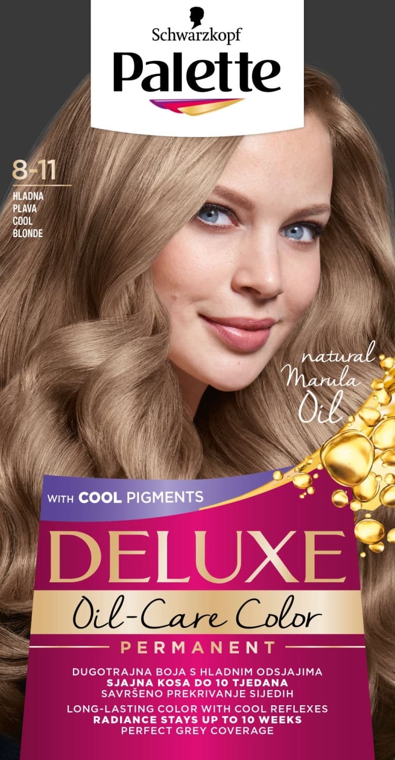 PALETTE Deluxe farba za kosu 8.11 cool blonde-slika