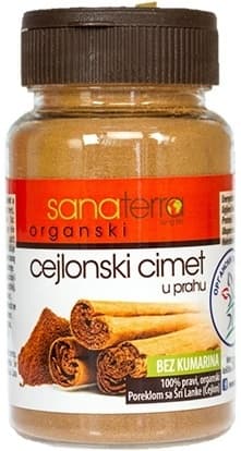 CIMET U PRAHU ORG CEJLON 40G SANATE-slika