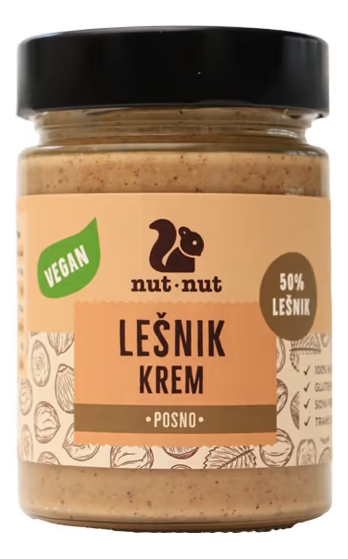 KREM NAMAZ LEŠNIK VEGAN 300GR-slika