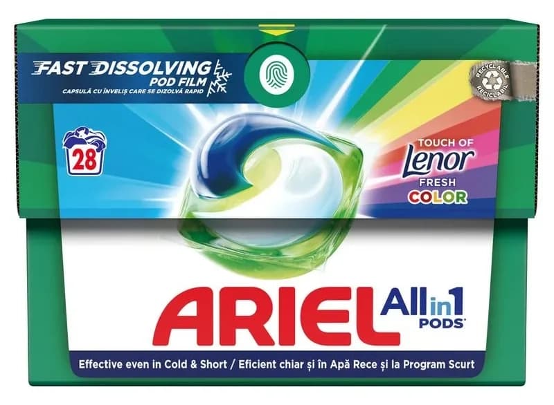 ARIEL PODS Touch of lenor kapsule za veš 28kom-slika
