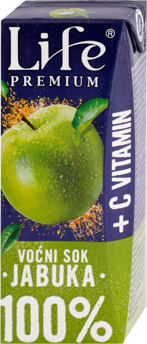 Voćni sok NECTAR Life premium jabuka sa vitaminom C 200ml-slika