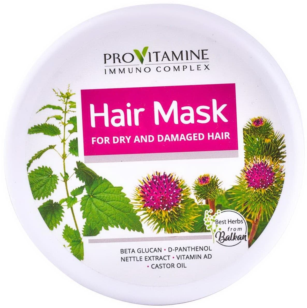 MASKA ZA KOSU PROVITAM 500ML HEDERA-slika