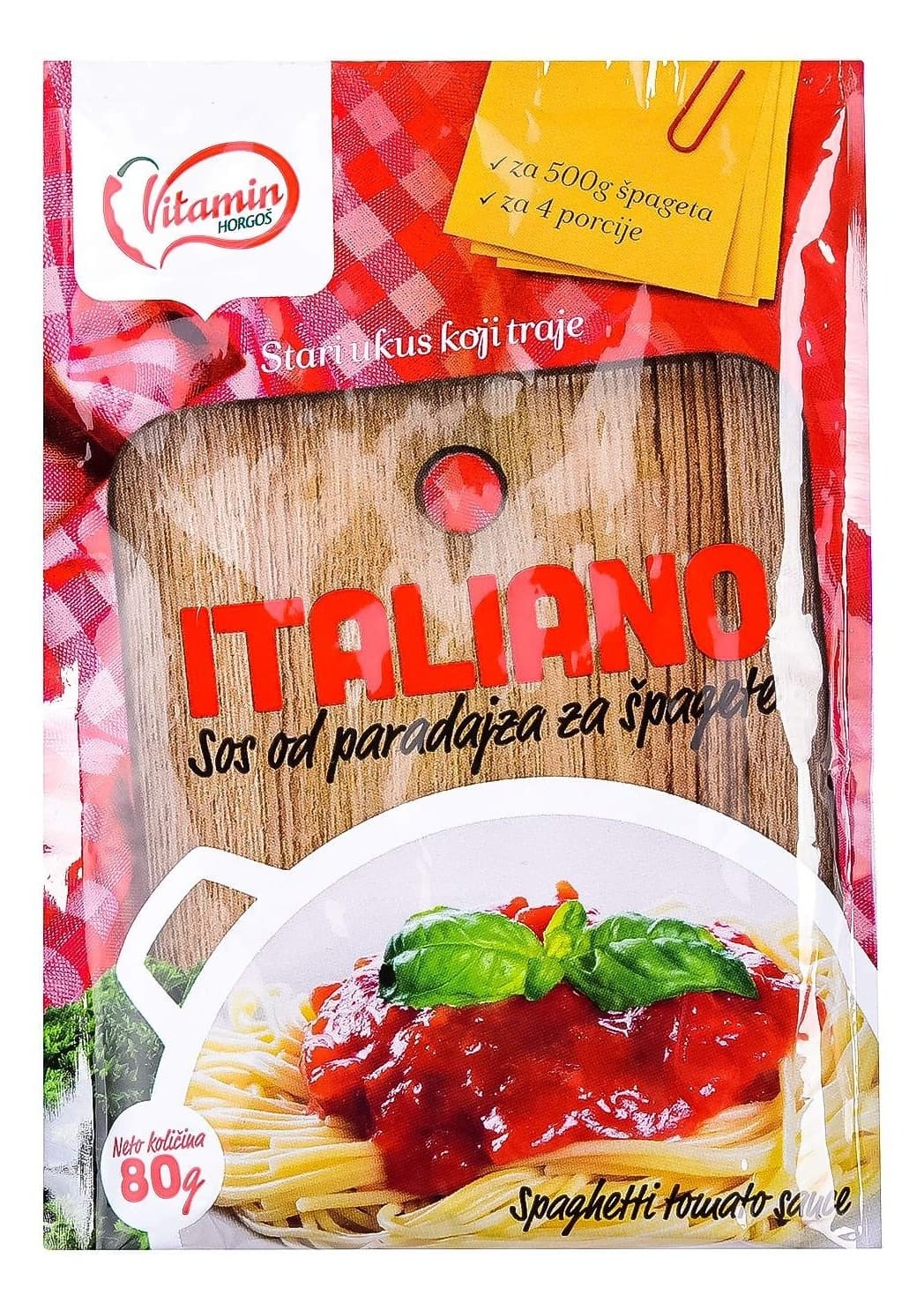 ZACIN SOS ZA SPAGETE 80GR VITAMIN-slika