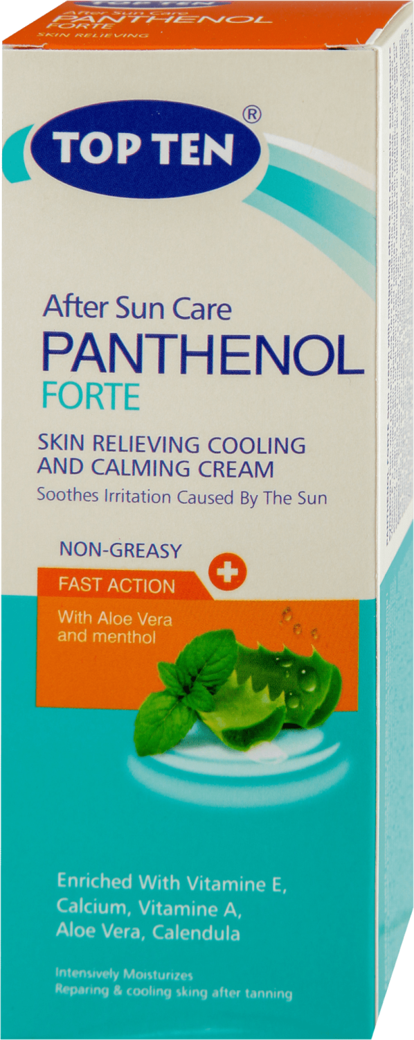 After sun TOP TEN panthenol forte 100ml-slika