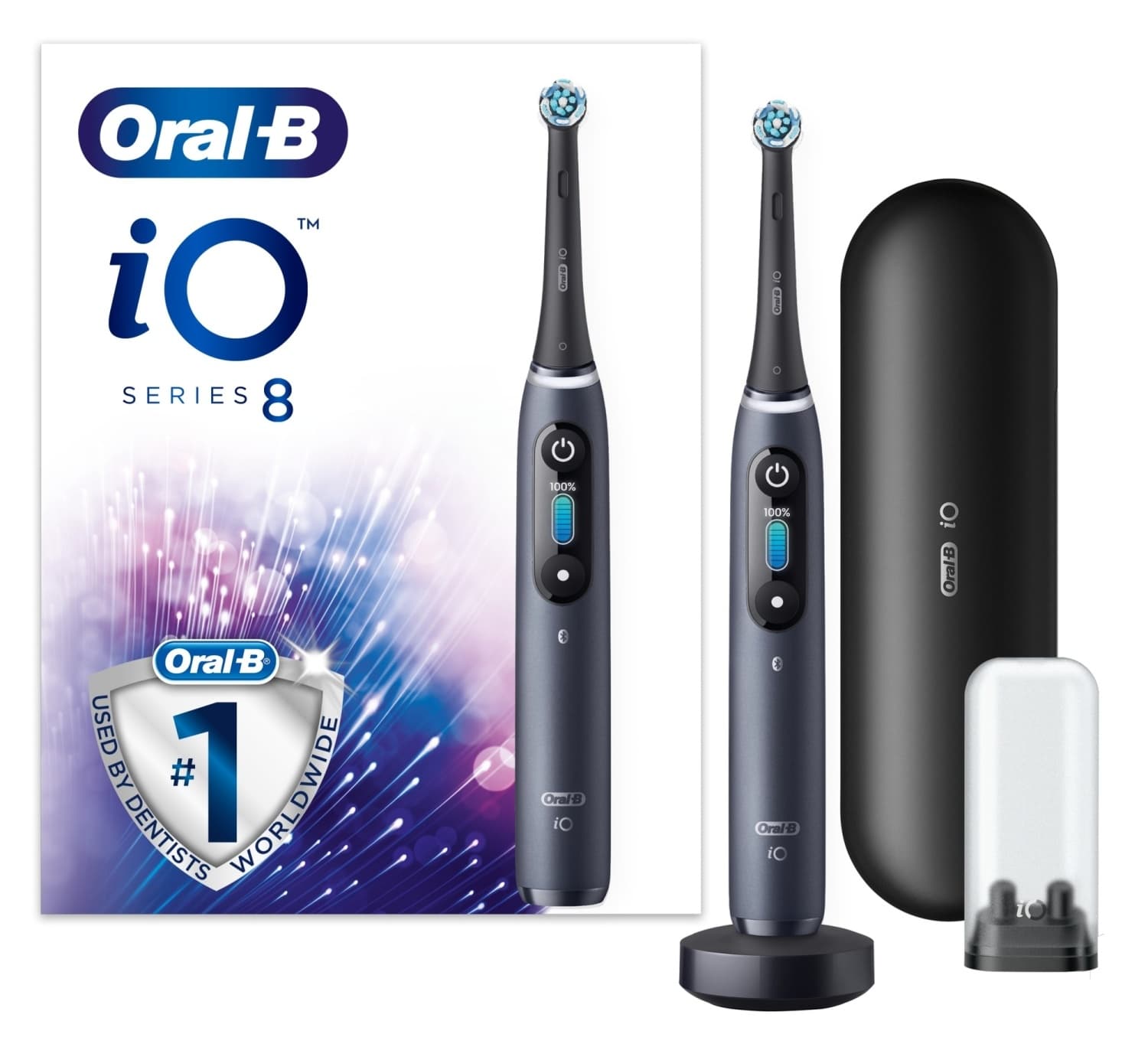 ORAL B iO Series 8 električna četkica za zube black onyx-slika