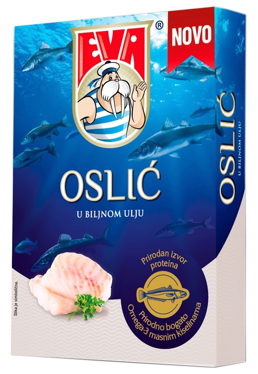 Oslic u biljnom ulju Eva 100g-slika