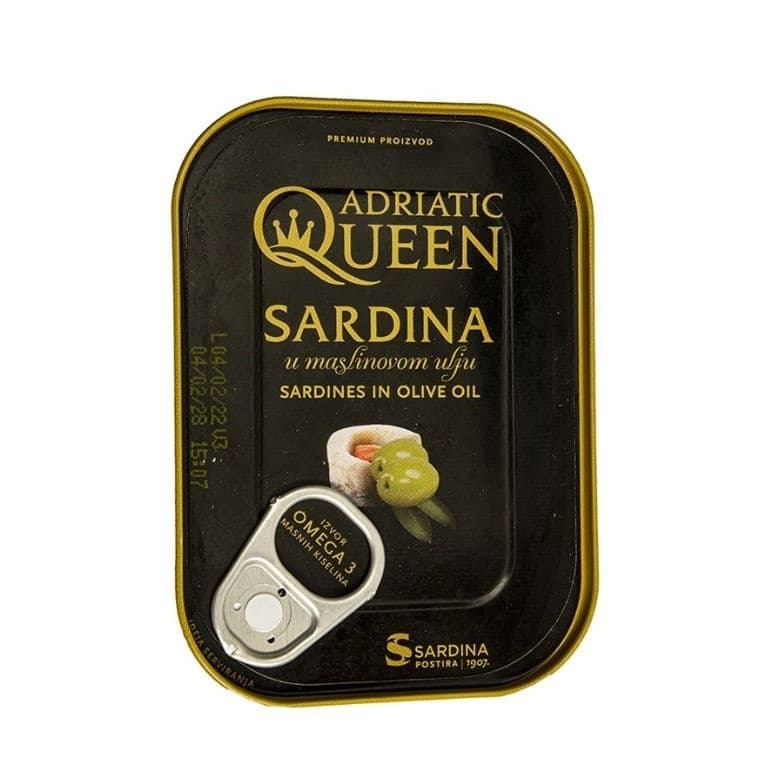 Sardina ADRIATIC QUEEN u maslinovom ulju 105g-slika