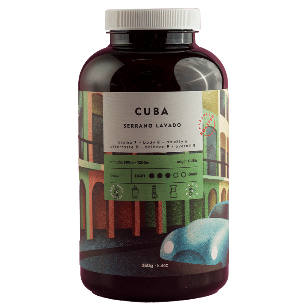 Kafa KAFETERIJA Cuba Serrano Lavado u zrnu 250g-slika