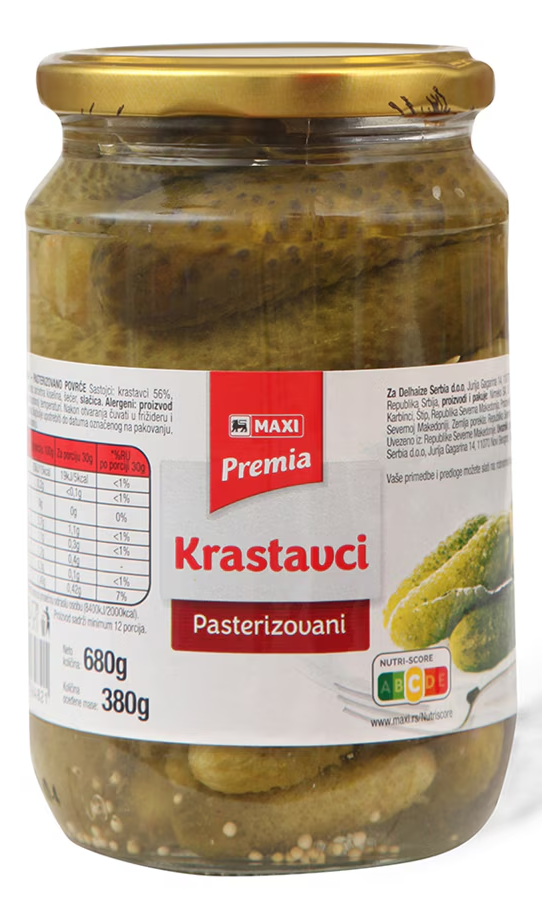 Krastavci MAXI 680g-slika