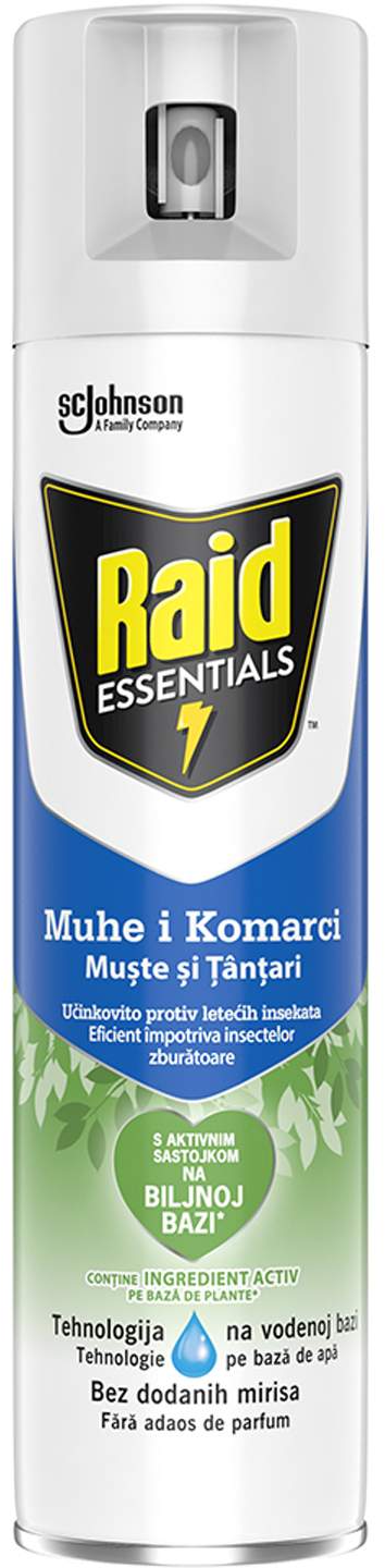 RAID sprej protiv muva i komaraca 400ml-slika