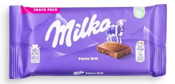 ČOKOLADA MILKA ALPINE 45G MONDELEZ-slika