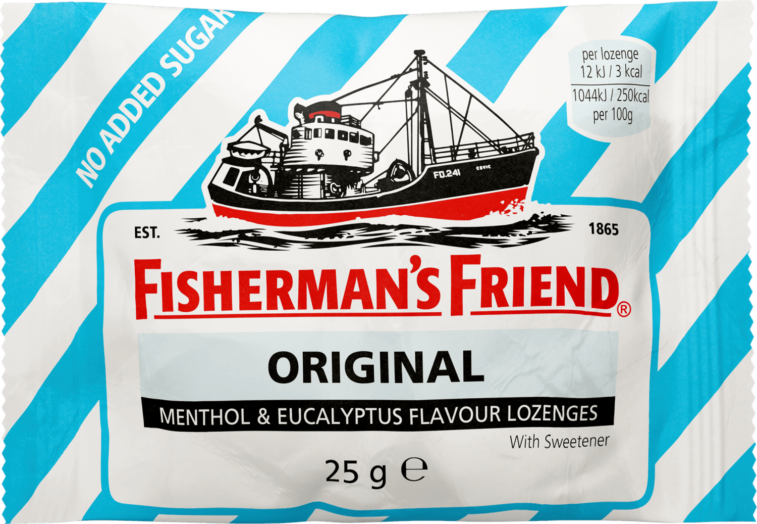 Bombone FISHERMAN'S Friends original eucalyptus 25g-slika