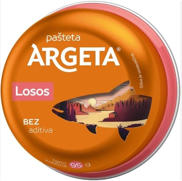 Pasteta od lososa Argeta 95g-slika