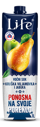 Sok kruska 100% premium Nectar Life 1l-slika