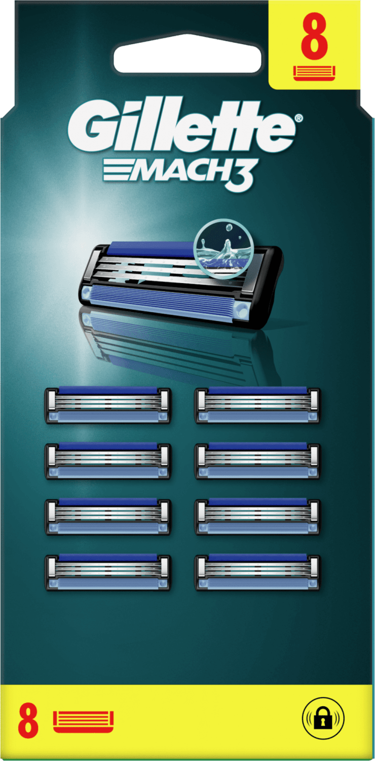 BRIJAČ BLADES MACH 3 8CTS GILLETTE-slika