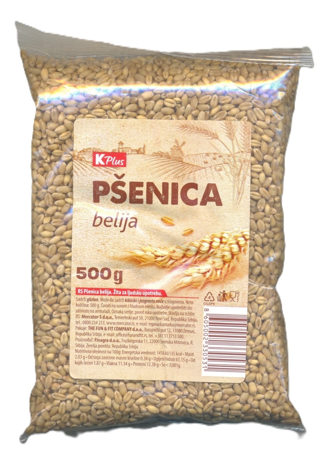 Pšenica belija za kuvanje K Plus 500g-slika
