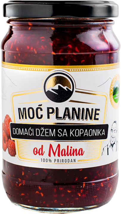 Dzem domaci malina Moc planine 420g-slika