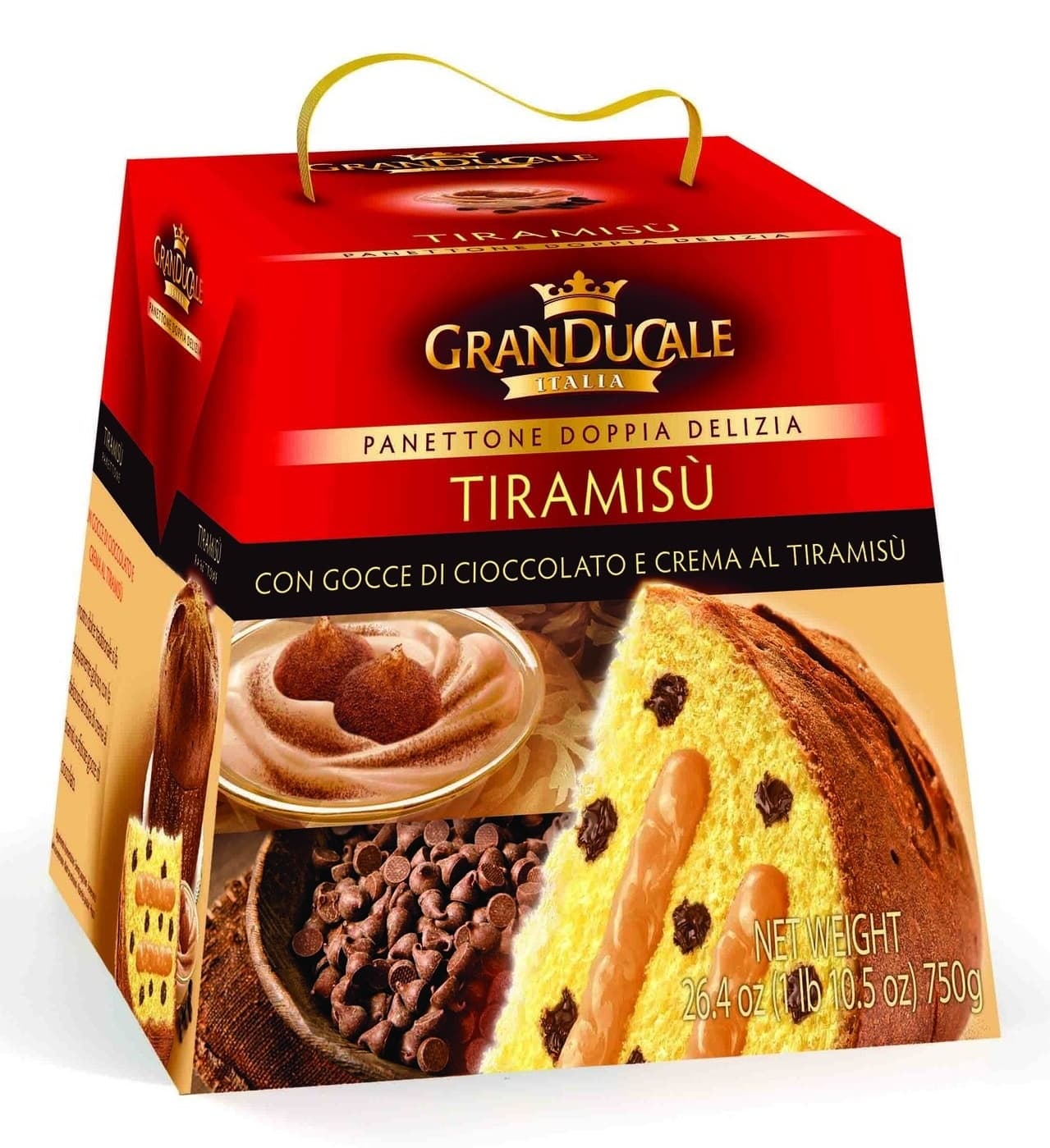 PANETTONE MASNI BISKVIT SA TIRAMISU FILOM 750GR GRANDUCALE-slika