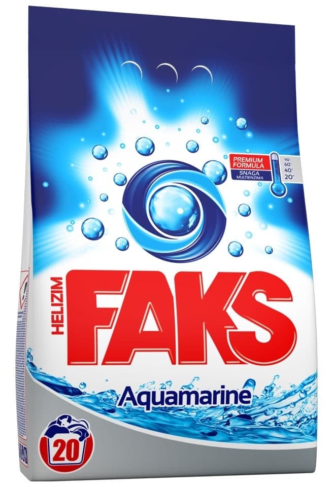 Deterdzent Faks Aquamarine 1,5kg/20WL-slika