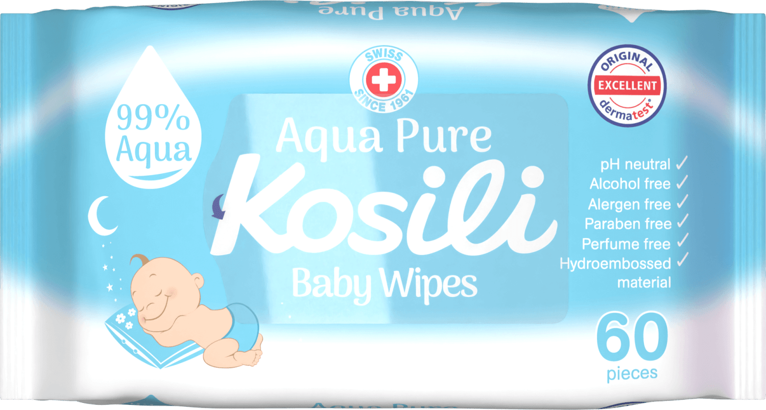 Vlazne maramice Kosili Aqua pure 60/1-slika