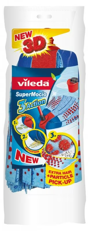 Mop bez drške SuperMocio 3 Action 25% Vileda-slika