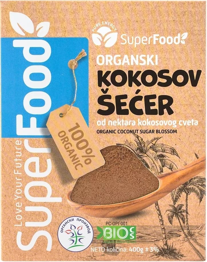 SUPERFOOD kokosov šećer 400g-slika