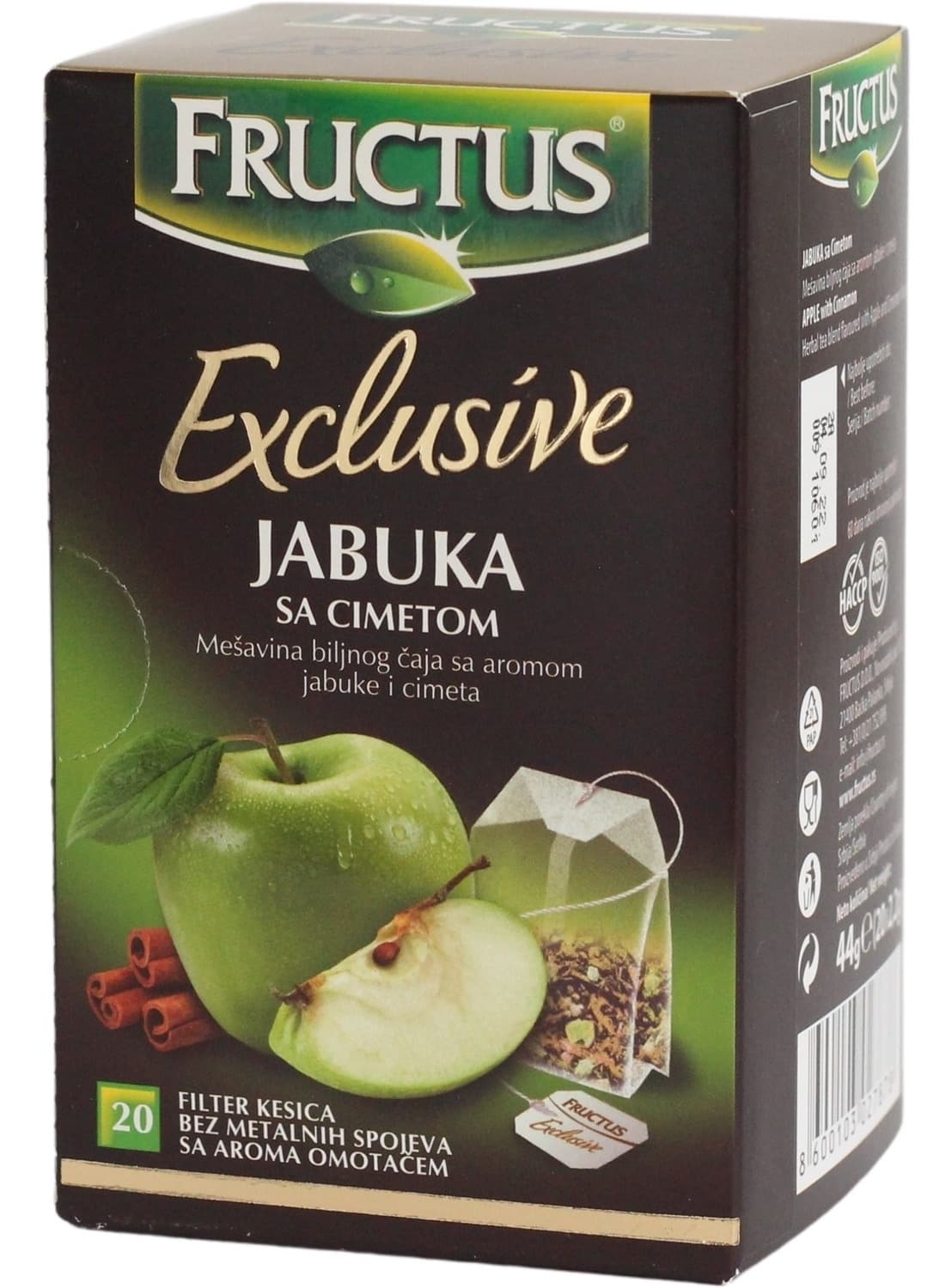 Caj jabuka cimet Fructus 44g-slika