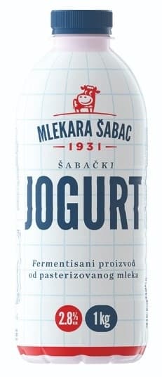 Sabacki Jogurt 2.8%mm 1kg pet-slika