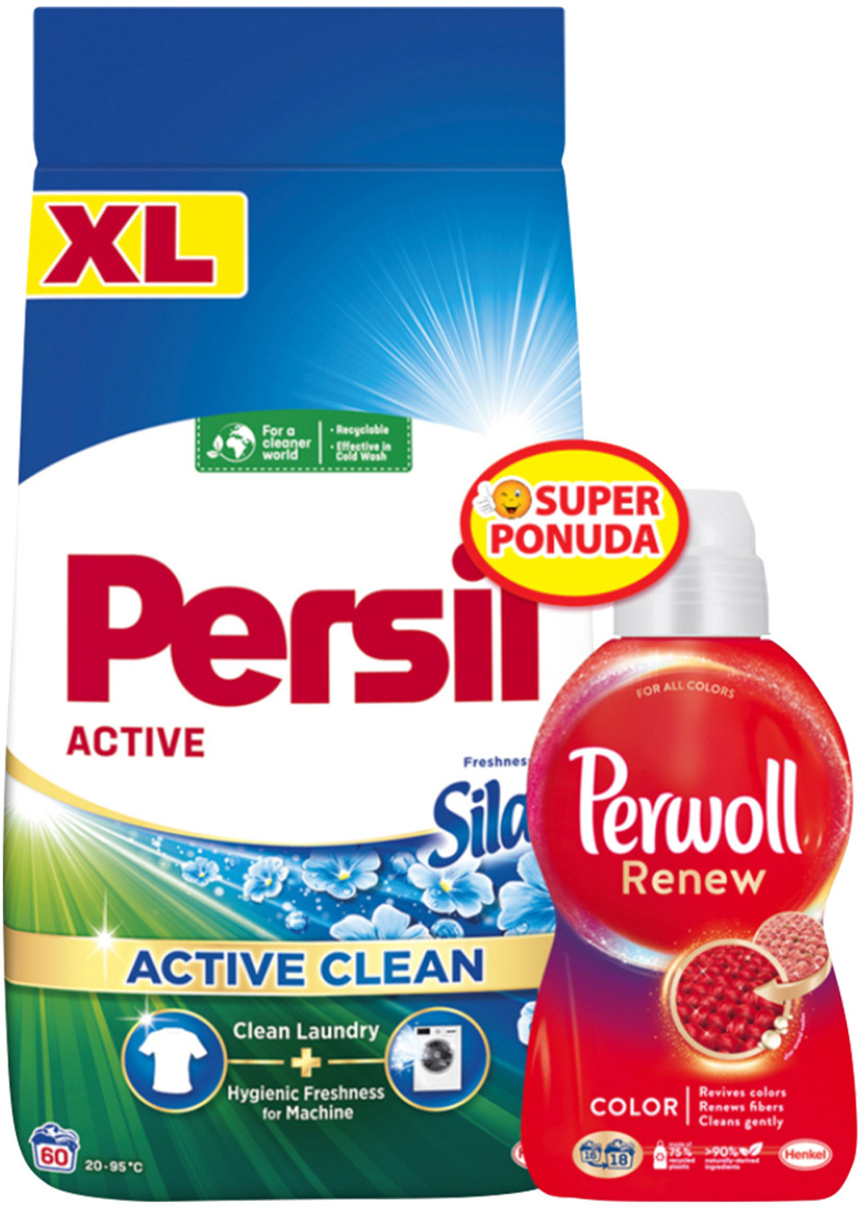 Persil FBS 5,4kg+Perwoll col 0.99l-slika