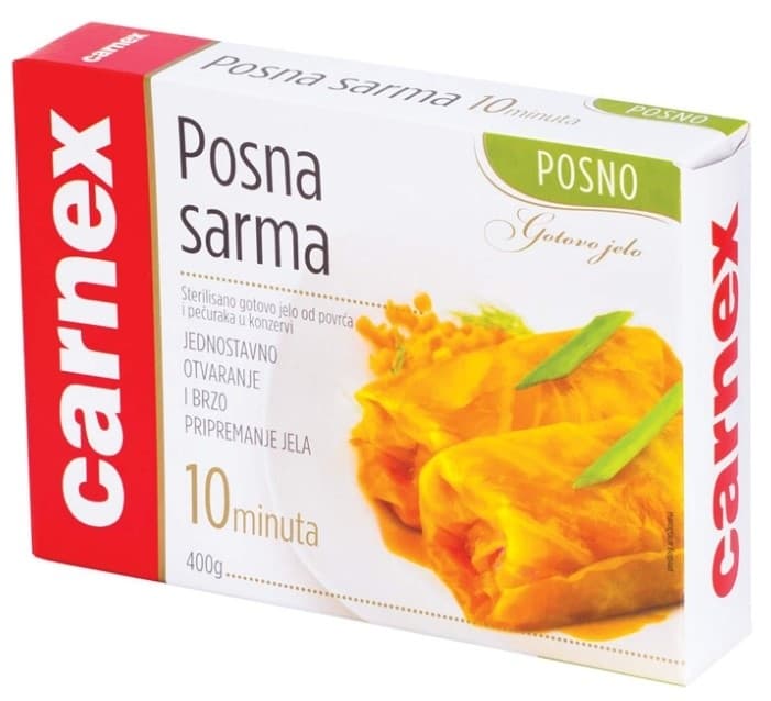Posna sarma Carnex 400g-slika