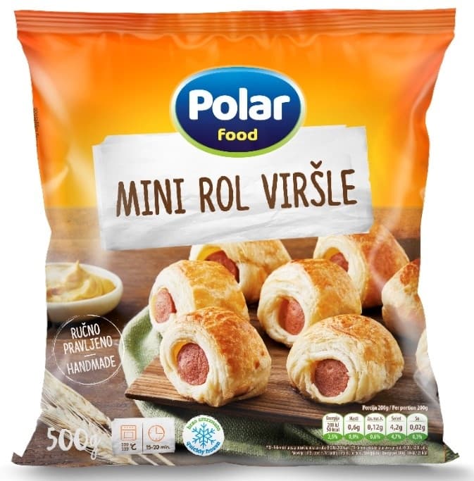 MINI ROL VIRŠLA 500G POLAR FOOD-slika