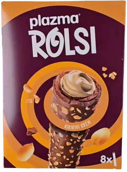 VAFEL ROLSI PLAZMA KIKIRIKI KREM SA KAKAO PRELIVOM 130G BAMBI-slika