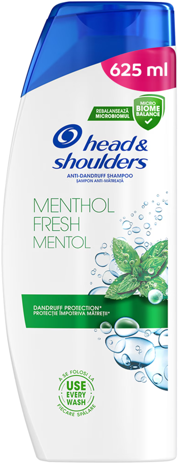 Sampon Menthol H&S 625ml-slika