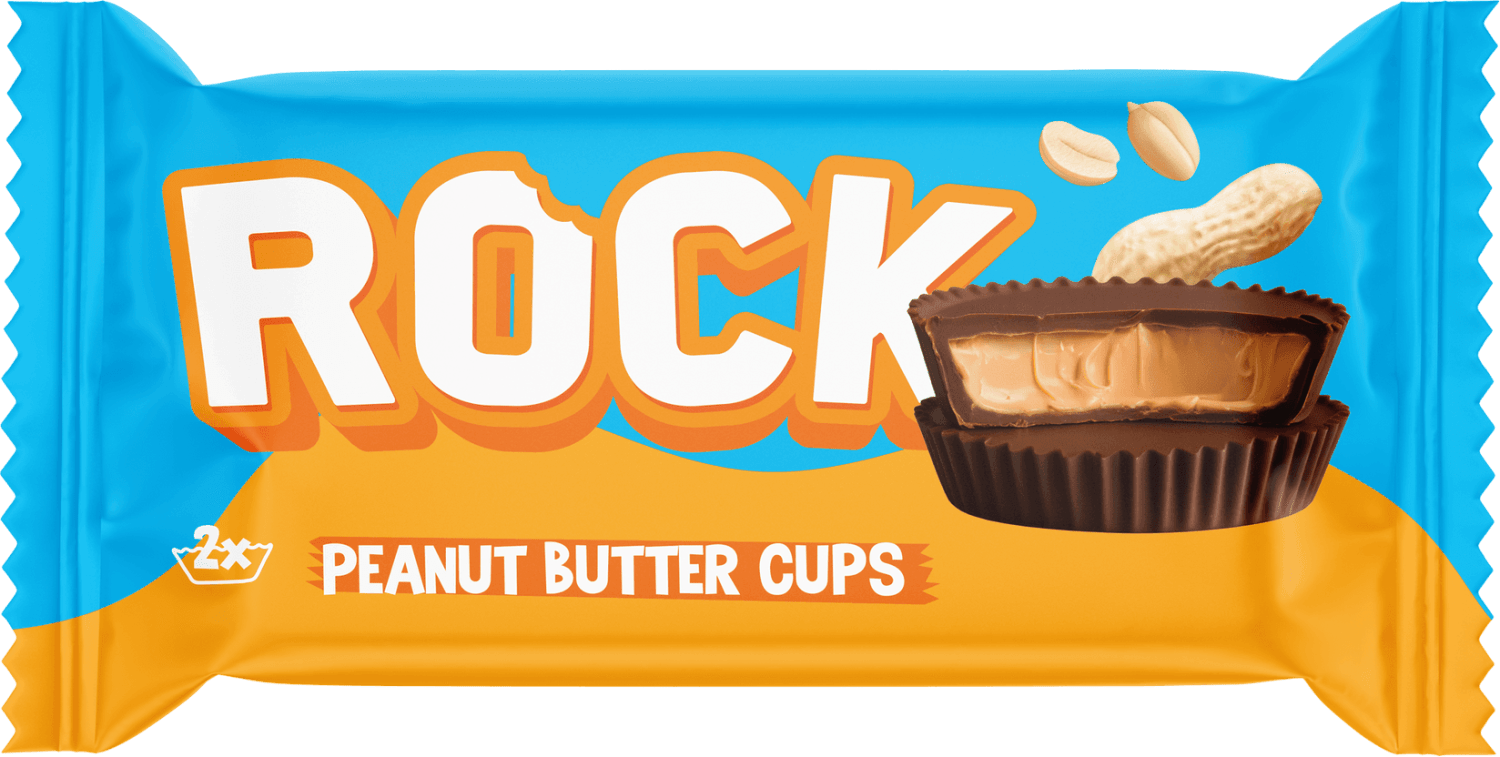BAR ROCK PEANUT BUTTER CUPS 36G-slika