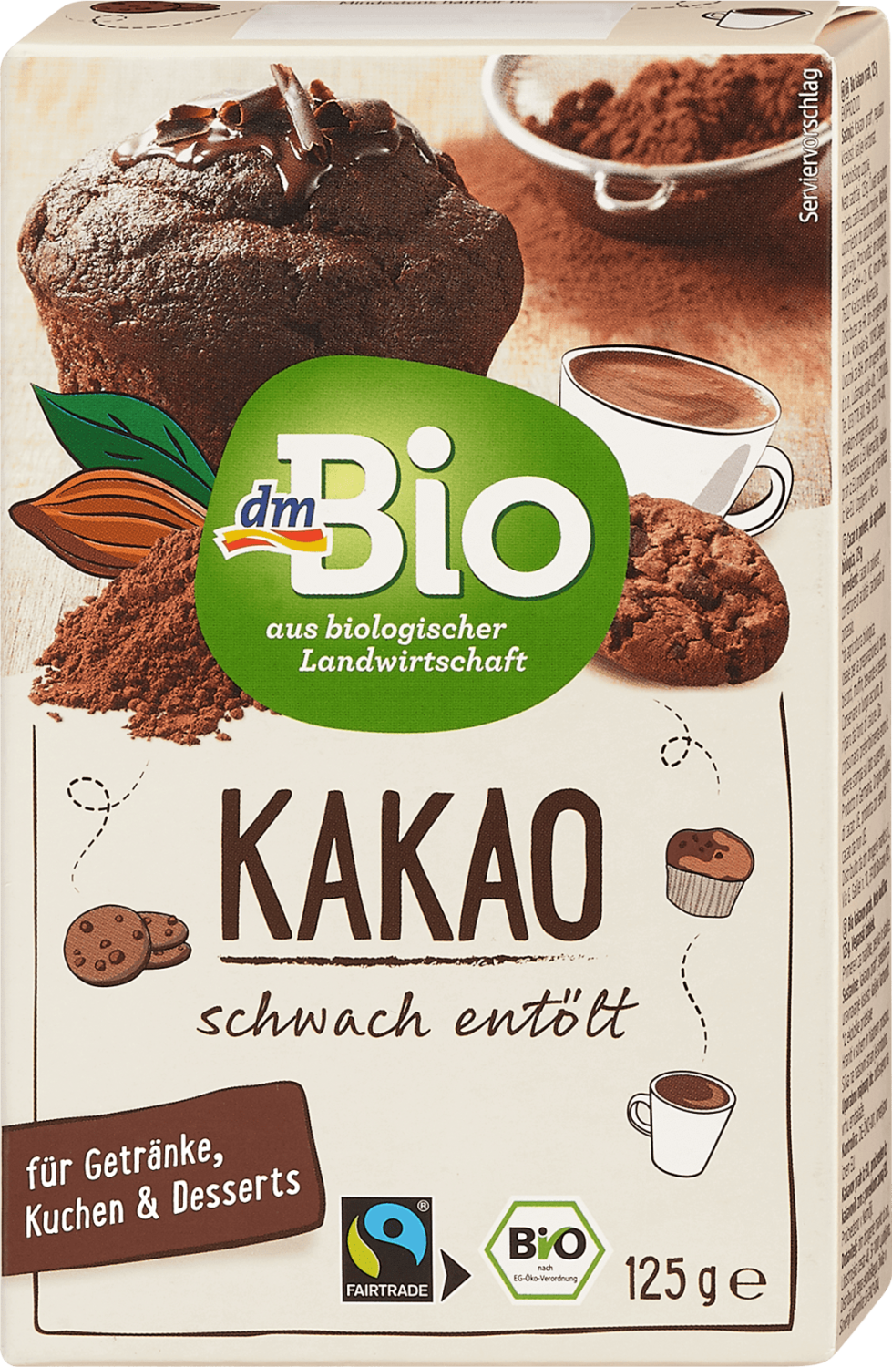 Kakao prah DM BIO 125g-slika