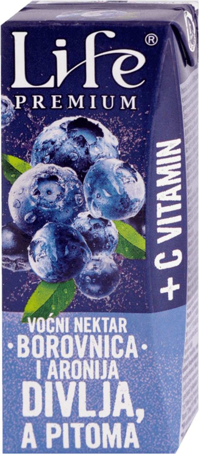Sok borovn.i aronija Nectar Life 0,2l TP-slika