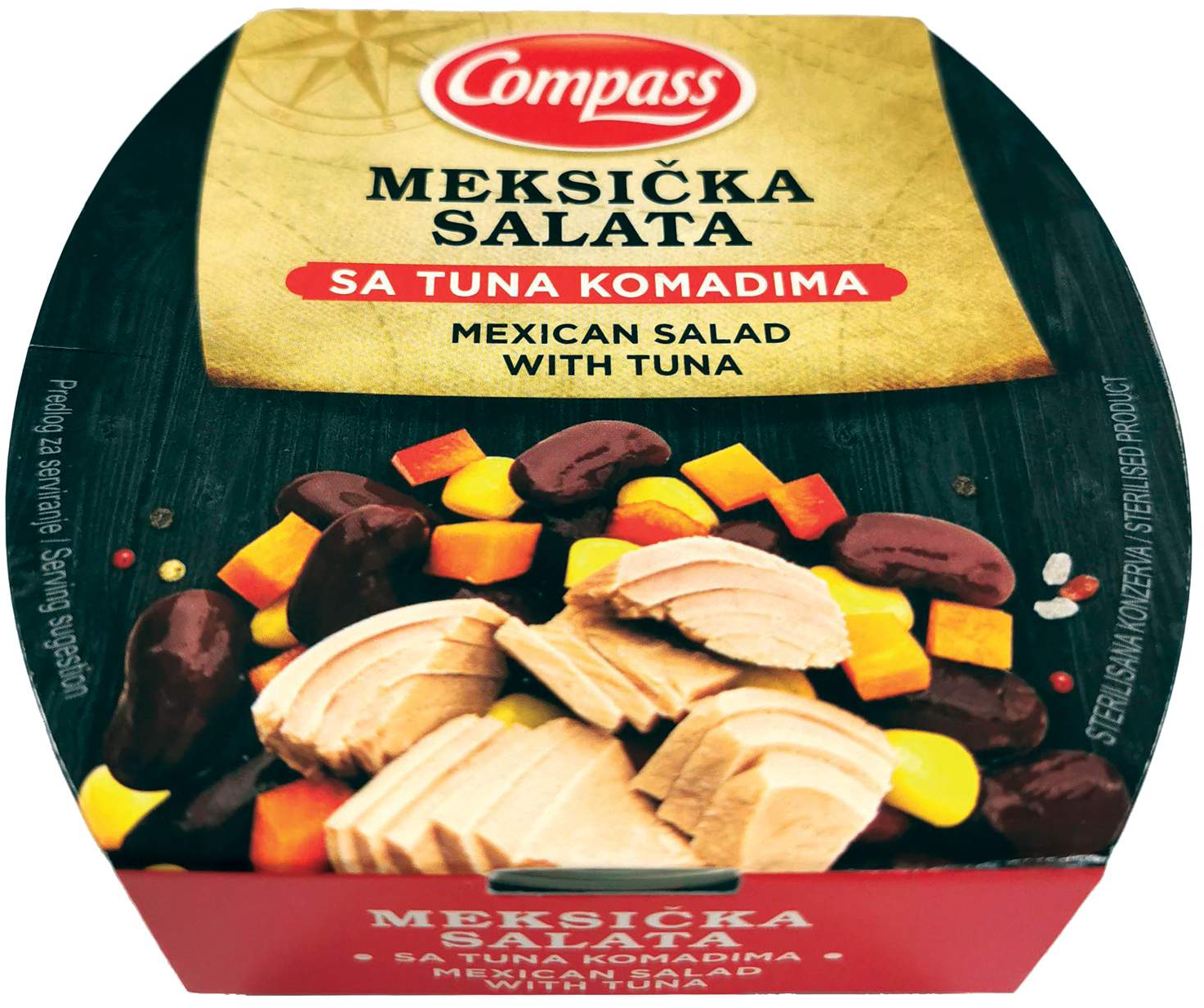 SALATA TUNA MEKSIČKA 160G COMPASS-slika