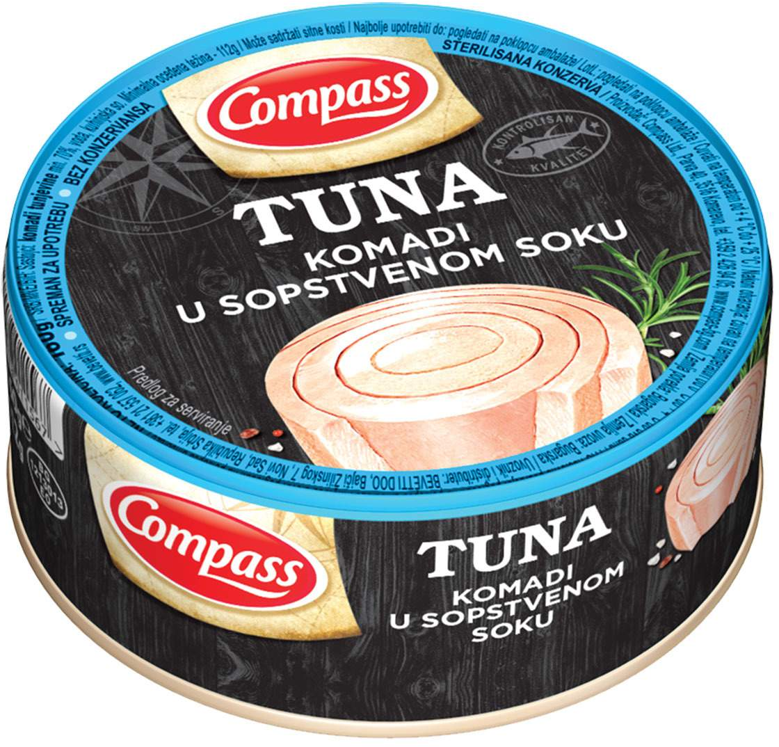 TUNA KOMADI SOPSTV SOS 160G COMPASS-slika