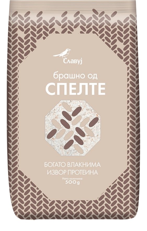 BRAŠNO INT OD SPELTE 500G SLAVUJ-slika