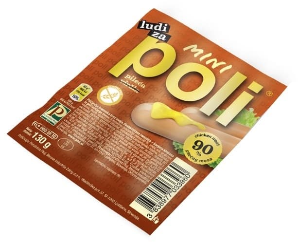 Poli mini virsla Perutnina 130g-slika