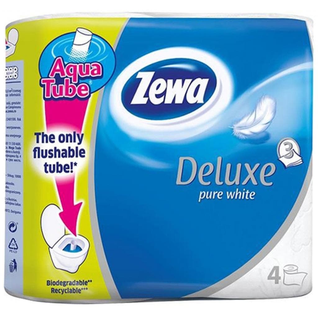 Toalet papir deluxe pure white Zewa 4/1-slika